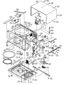 Oven / Cabinet Parts parts for Sharp Countertop Microwave R-310EK from AppliancePartsPros.com
