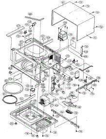 Oven / Cabinet Parts parts for Sharp Countertop Microwave R-315EW from AppliancePartsPros.com