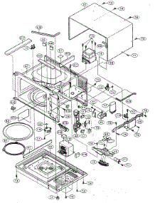 Oven / Cabinet Parts parts for Sharp Countertop Microwave R-316FS from AppliancePartsPros.com