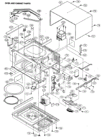 Oven / Cabinet Parts parts for Sharp Countertop Microwave R-319FW from AppliancePartsPros.com
