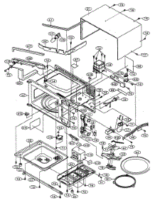 Oven / Cabinet Parts parts for Sharp Countertop Microwave R-320BD from AppliancePartsPros.com