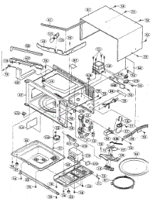 Oven / Cabinet Parts parts for Sharp Countertop Microwave R-320BG from AppliancePartsPros.com