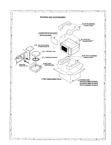Packing And Accessories parts for Sharp Countertop Microwave R-320DQ from AppliancePartsPros.com