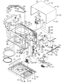 Oven / Cabinet Parts parts for Sharp Countertop Microwave R-320FW from AppliancePartsPros.com