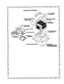 Packing And Accessories parts for Sharp Countertop Microwave R-330BK from AppliancePartsPros.com