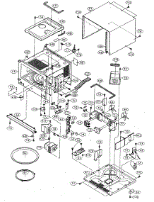 Oven / Cabinet Parts parts for Sharp Countertop Microwave R-360EZ from AppliancePartsPros.com