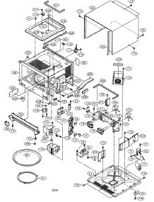 Oven / Cabinet Parts parts for Sharp Countertop Microwave R-370EZ from AppliancePartsPros.com