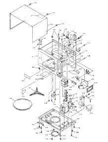 Oven And Cabinet parts for Sharp Countertop Microwave R-3A11 from AppliancePartsPros.com