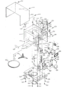Oven And Cabinet parts for Sharp Countertop Microwave R-3A80 from AppliancePartsPros.com