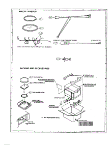 Miscellaneous parts for Sharp Countertop Microwave R-3A85 from AppliancePartsPros.com