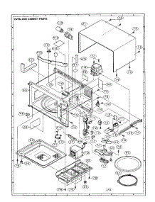 Oven And Cabinet parts for Sharp Countertop Microwave R-3A88 from AppliancePartsPros.com