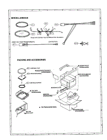 Miscellaneous parts for Sharp Countertop Microwave R-3E66 from AppliancePartsPros.com