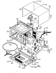 Oven / Cabinet Parts parts for Sharp Countertop Microwave R-403HW from AppliancePartsPros.com