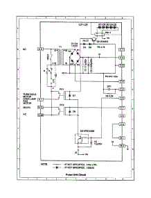 Power Unit Circuit parts for Sharp Countertop Microwave R-405BK from AppliancePartsPros.com