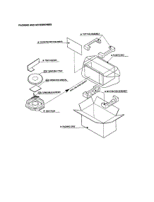 Packing And Accessories parts for Sharp Countertop Microwave R-405DK from AppliancePartsPros.com