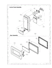 Control Panel parts for Sharp Countertop Microwave R-410AW from AppliancePartsPros.com