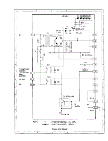 Power Unit Circuit parts for Sharp Countertop Microwave R-410AW from AppliancePartsPros.com