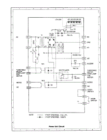 Power Unit Circuit parts for Sharp Countertop Microwave R-410BK from AppliancePartsPros.com
