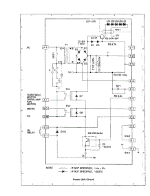 Power Unit Circuit parts for Sharp Countertop Microwave R-412AK from AppliancePartsPros.com