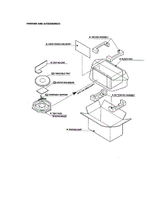 Packing And Accessories parts for Sharp Countertop Microwave R-419CK from AppliancePartsPros.com