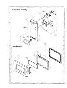 Control Panel parts for Sharp Countertop Microwave R-420AW from AppliancePartsPros.com