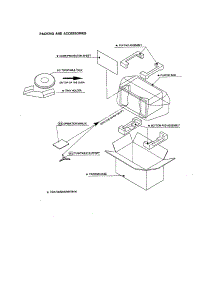 Package And Accessories parts for Sharp Countertop Microwave R-428JK from AppliancePartsPros.com