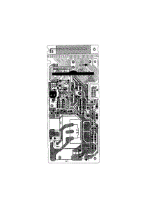 Printed Wiring Board Of Power Unit parts for Sharp Countertop Microwave R-428JW from AppliancePartsPros.com