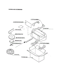 Packing And Accessories parts for Sharp Countertop Microwave R-430CD from AppliancePartsPros.com