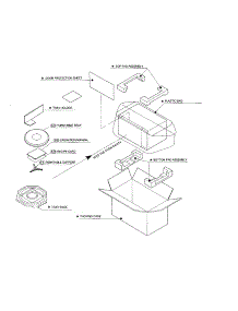 Packing And Accessories parts for Sharp Countertop Microwave R-430EK from AppliancePartsPros.com