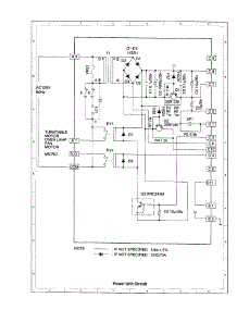 Power Unit Circuit parts for Sharp Countertop Microwave R-490AK from AppliancePartsPros.com