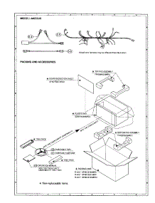 Miscellaneous parts for Sharp Countertop Microwave R-4A57 from AppliancePartsPros.com