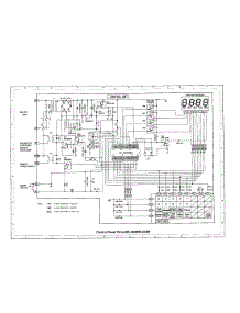 Control Panel Circuit(R-4A38 / R-4A48) parts for Sharp Countertop Microwave R-4A58 from AppliancePartsPros.com