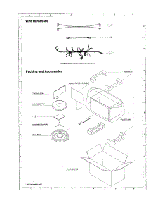 Wire Harnesses parts for Sharp Countertop Microwave R-4A95 from AppliancePartsPros.com