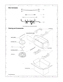 Wiring Harnesses parts for Sharp Countertop Microwave R-4H85 from AppliancePartsPros.com