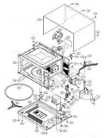 Oven / Cabinet Parts parts for Sharp Countertop Microwave R-4S1FH from AppliancePartsPros.com