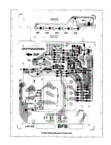 Printed Wiring Board parts for Sharp Countertop Microwave R-508AK from AppliancePartsPros.com