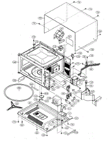 Oven / Cabinet Parts parts for Sharp Countertop Microwave R-508FS from AppliancePartsPros.com