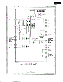 Power Unit Circuit parts for Sharp Countertop Microwave R-509BK from AppliancePartsPros.com