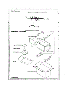 Wire Harness / Packing / Accessories parts for Sharp Countertop Microwave R-530BK from AppliancePartsPros.com