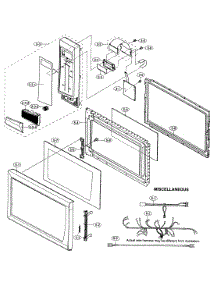 Cabinet Parts parts for Sharp Countertop Microwave R-530EK from AppliancePartsPros.com