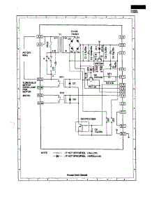 Power Unit Circuit parts for Sharp Countertop Microwave R-590BK from AppliancePartsPros.com