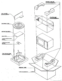 Packing And Accessories parts for Sharp Countertop Microwave R-5P60 from AppliancePartsPros.com