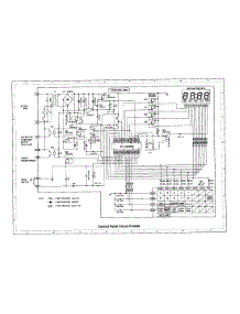 Control Panel Circuit R-5A38 parts for Sharp Countertop Microwave R-5W38 from AppliancePartsPros.com