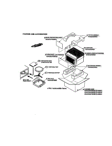 Packing And Accessories parts for Sharp Countertop Microwave R-630DS from AppliancePartsPros.com