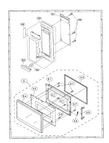 Control Panel / Door parts for Sharp Countertop Microwave R-7A85 from AppliancePartsPros.com