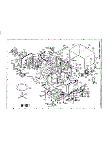 Oven And Cabinet parts for Sharp Countertop Microwave R-930CS from AppliancePartsPros.com