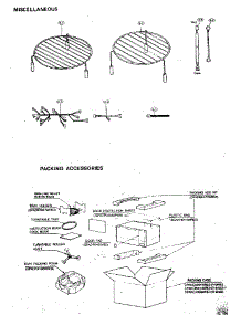 Optional Accessories parts for Sharp Countertop Microwave R-9H60 from AppliancePartsPros.com