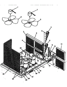 Functional parts for Icp Heating Cooling Combined Unit RAMA12H001A from AppliancePartsPros.com