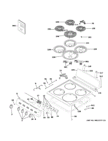 Control Panel & Cooktop parts for Hot Point Electric Range RAS200DM2WW from AppliancePartsPros.com