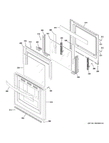 Door Parts parts for Hot Point Electric Range RAS240DM2WW from AppliancePartsPros.com